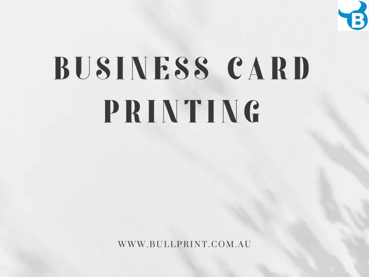 business card printing