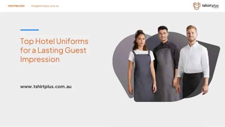 top hotel uniforms for a lasting guest impression