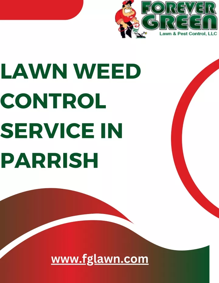 lawn weed control service in parrish