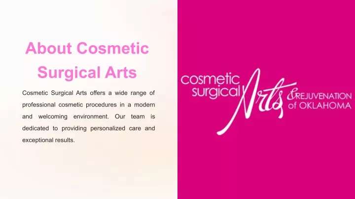 about cosmetic surgical arts