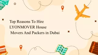 house movers and packers in dubai