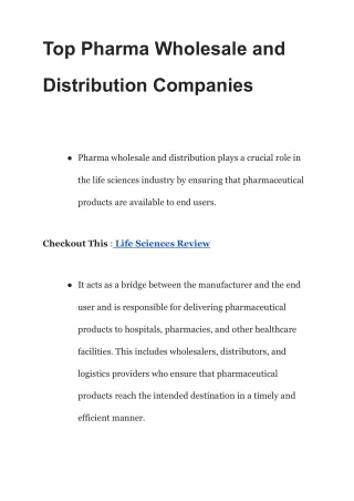 Top Pharma Wholesale and Distribution Companies (2)