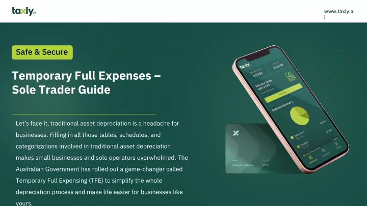 temporary full expenses sole trader guide