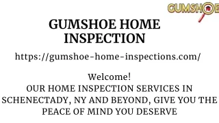 Unveiling Excellence - Gumshoe's New Home Inspection Services