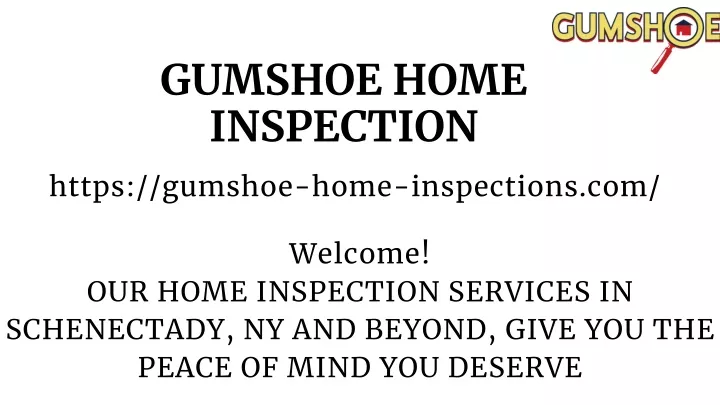 gumshoe home inspection