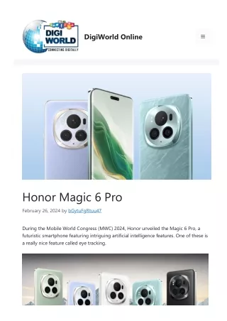 Honor Magic 6 Pro