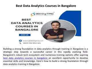 best data analytics courses in bangalore PowerPoint Presentation