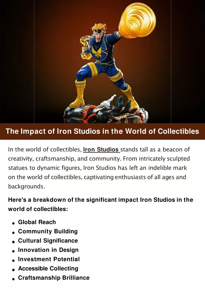 the impact of iron studios in the world