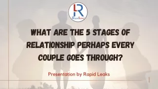 What Are The 5 Stages Of Relationship Perhaps Every Couple Goes Through?