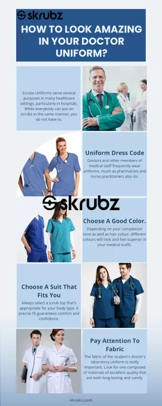 how to look amazing in your doctor uniform