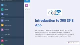 introduction to 360 sms app