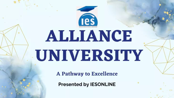 alliance university a pathway to excellence