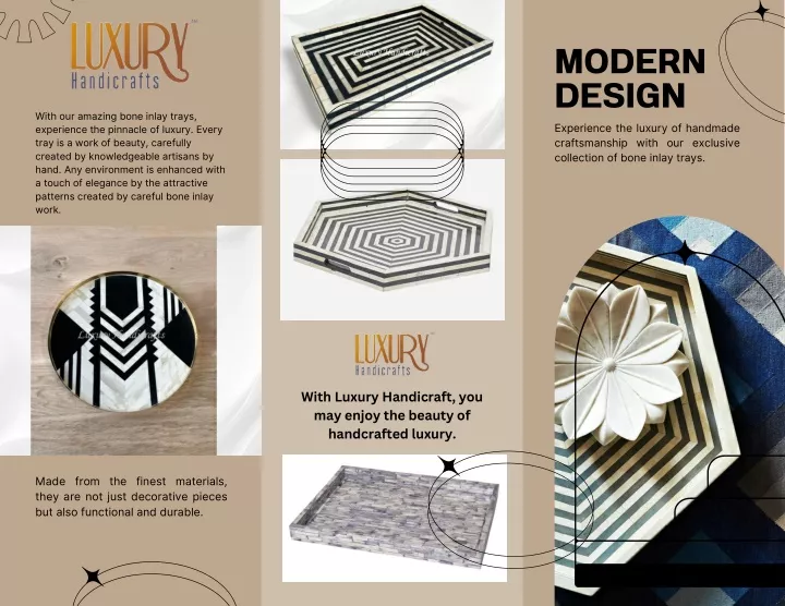 modern design experience the luxury of handmade