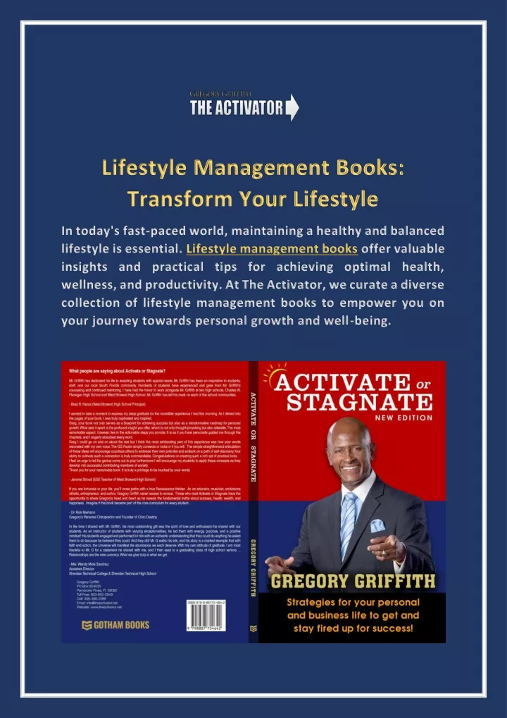 lifestyle management books transform your
