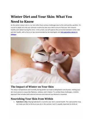 winter diet and your skin what you need to know