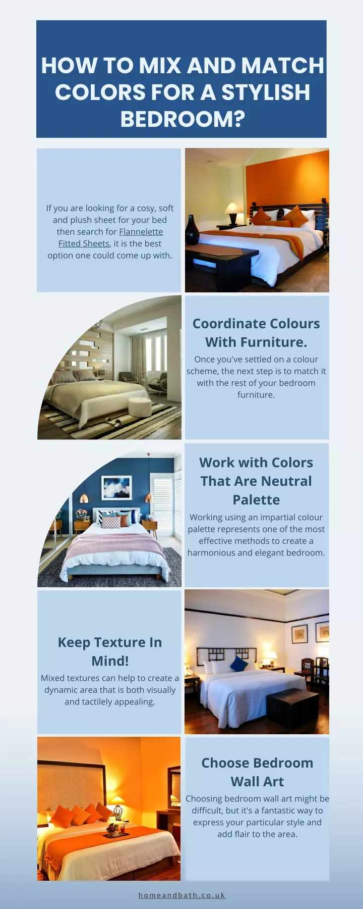 how to mix and match colors for a stylish bedroom