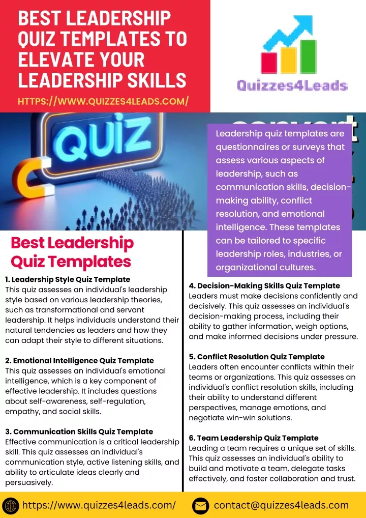 best leadership quiz templates to elevate your