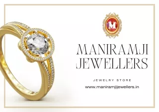Maniramji Jewellers Online gold jewellery