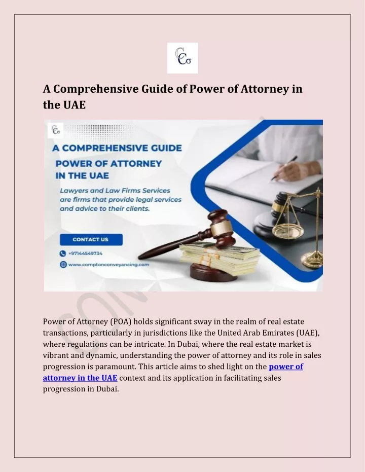 a comprehensive guide of power of attorney