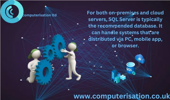 for both on premises and cloud servers sql server