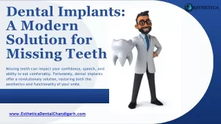 Dental Implants A Modern Solution for Missing Teeth