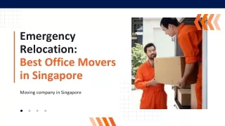 Emergency Relocation Quick Fixes with the Best Office Movers in Singapore