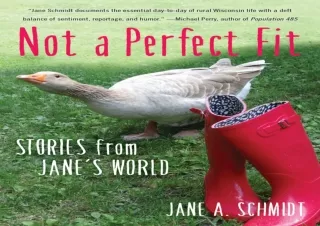 [✔ PDF READ ✔] Free Not a Perfect Fit: Stories from Jane's World full