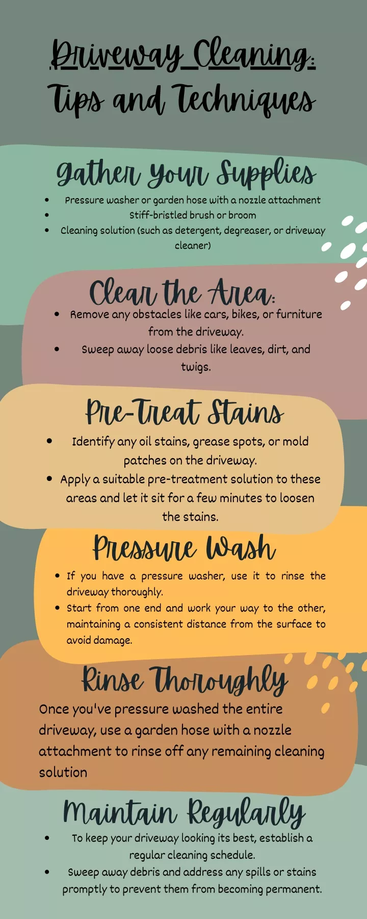 driveway cleaning tips and techniques