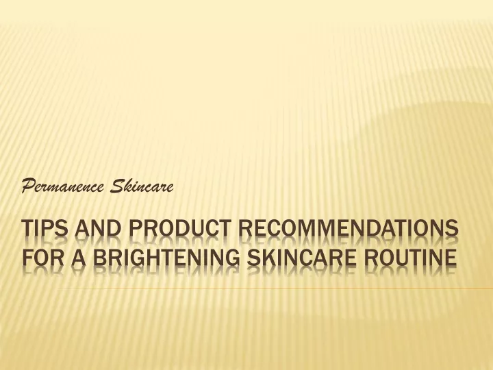 permanence skincare