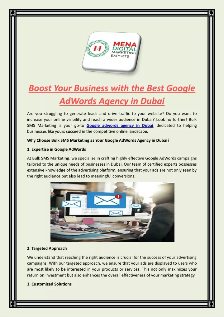 boost your business with the best google adwords
