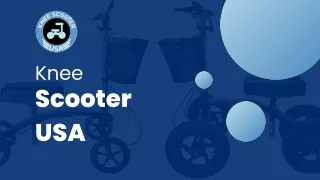 Explore Mobility Knee Scooters for Foot Injuries at Knee Scooter USA