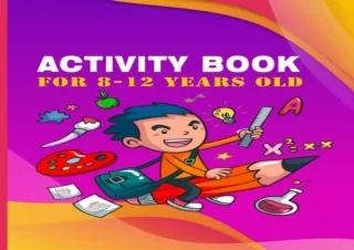 ✔ EPUB DOWNLOAD ✔ Activity book for 8-12 years old: mixed puzzl book ! Word search, Sudoku