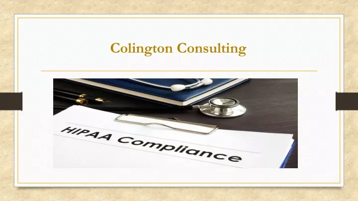 colington consulting