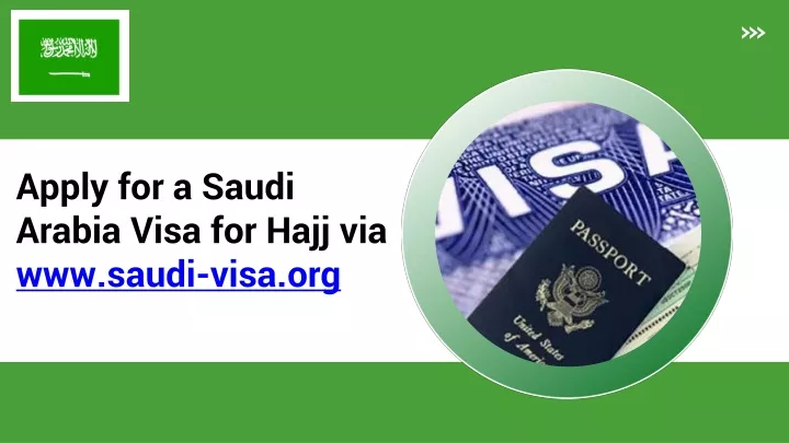 apply for a saudi arabia visa for hajj