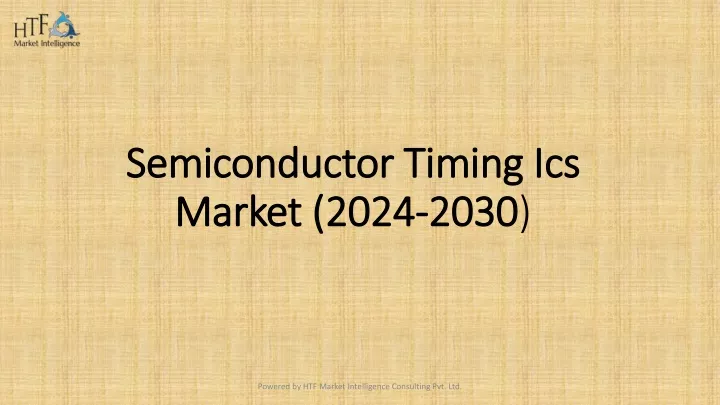 semiconductor timing ics market 2024 2030