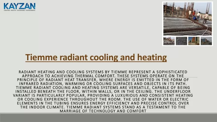 tiemme radiant cooling and heating