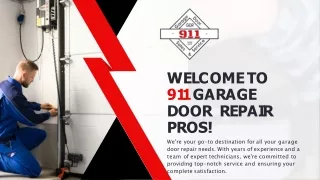 911 Garage Door Repair Pros: Your Trusted Garage Door Solution