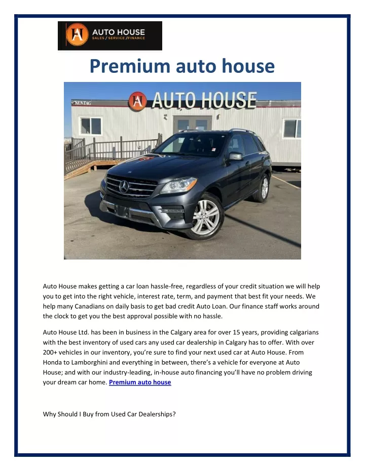 premium auto house
