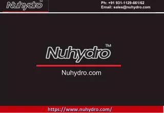 Industrial Cardan Shafts Manufacturers-Nuhydro