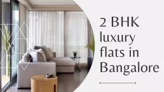 2 BHK luxury flats in Bangalore | Star Estate