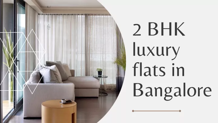 2 bhk luxury flats in bangalore