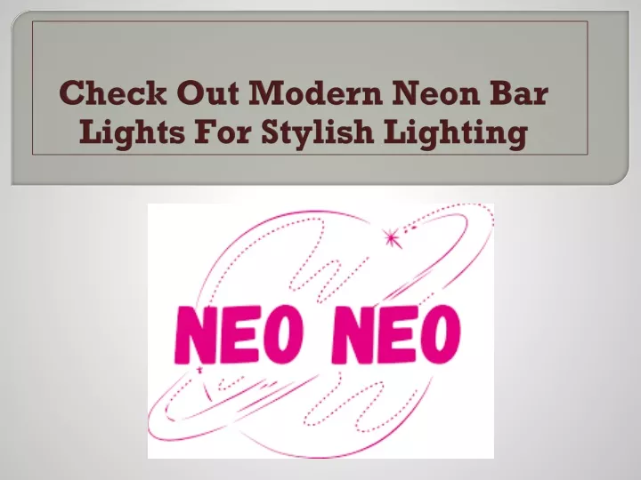 check out modern neon bar lights for stylish lighting