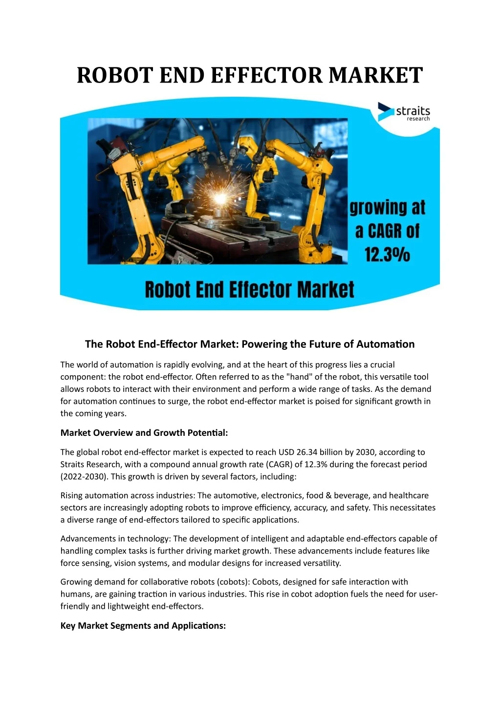 PPT - ROBOT END EFFECTOR MARKET PowerPoint Presentation, free download ...