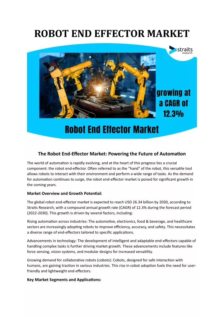 robot end effector market