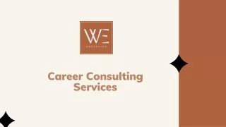 Career Consulting Services | Weeducation