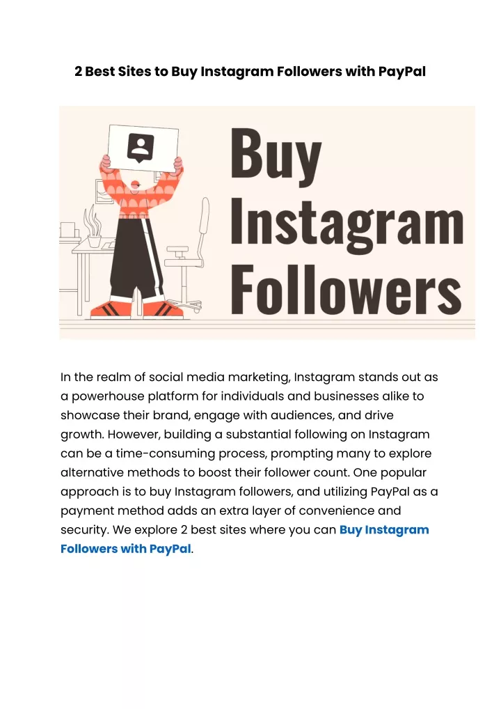 2 best sites to buy instagram followers with