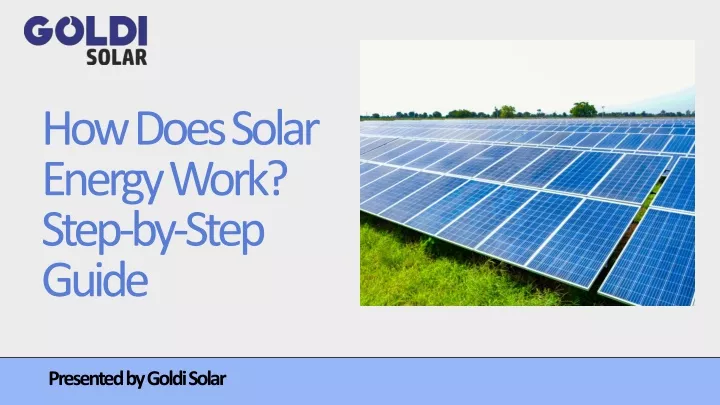 how does solar energy work step by step guide