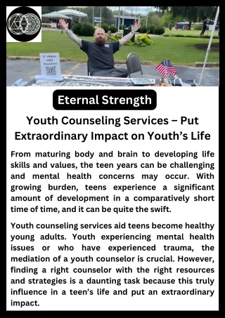 Youth Counseling Services – Put Extraordinary Impact on Youth’s Life