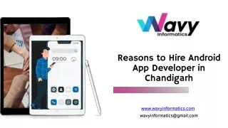 Reasons to Hire Android App Developer in Chandigarh