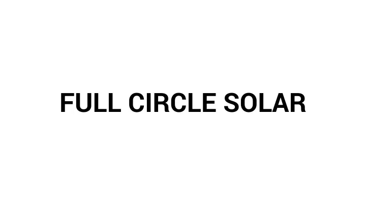 full circle solar